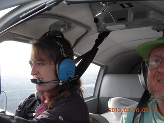 Yaseen's pictures - Adam and Jim G and the video camera on the wing of N8377W