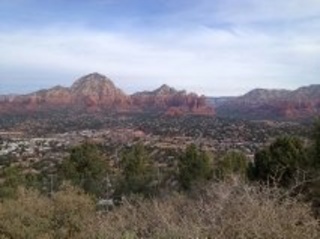 Theresa Q's (small) pictures - aerial of Sedona