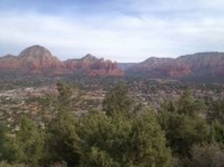 Theresa Q's (small) pictures - aerial of Sedona