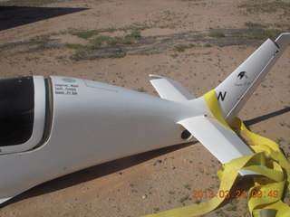 Millar airstrip - airplane under construction