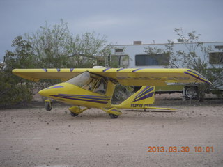 260 87w. Alamo Lake - airplane