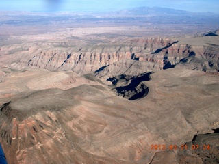 aerial - north of Grand Canyon