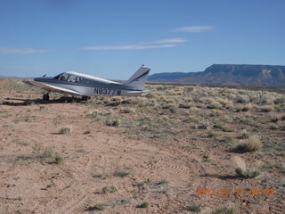 1167 87x. Grand Gulch airstrip - N8377W