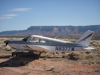 1168 87x. Grand Gulch airstrip - N8377W