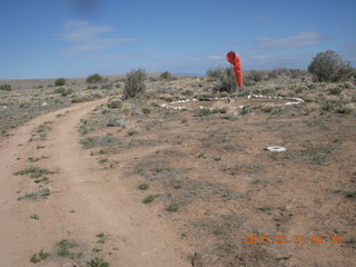 Grand Gulch run - wind sock