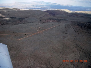 103 87x. aerial - Grand Gulch airstrip