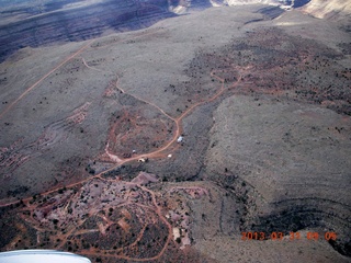 106 87x. aerial - Grand Gulch run