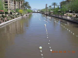 canal view from bridge in Scottsdale