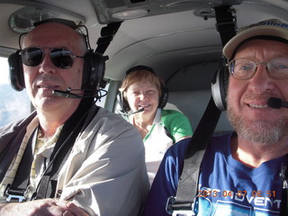 Theresa Q and half of Adam flying in N8377W