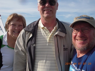 Sandra, John, and Adam at Sedona