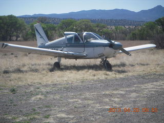 Theresa Q's (small) pictures - N8377W being pushed back at Grapevine