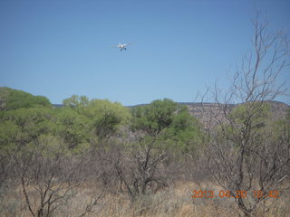 39 88l. Double Circle Ranch at Eagle Creek - landing airplane