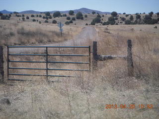 Double Circle Ranch at Eagle Creek run - gate