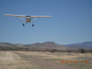 75 88l. Double Circle Ranch at Eagle Creek - landing airplane