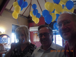 balloons at CHS party of friends - Marlene, , Adam