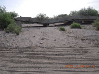 Globe airport run - collapsed bridge