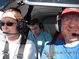 410 89b. Julia, Andrew and Adam flying in N8377W