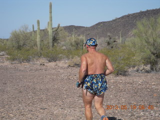 Adam running at Windmill (back)