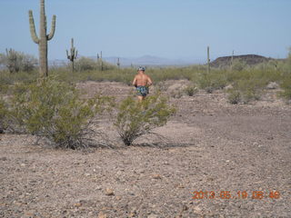 Adam running at Windmill (back)