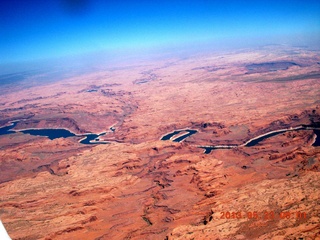 15 89p. aerial - Lake Powell