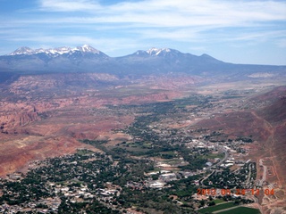 aerial - along Colorado River to Mack Mesa