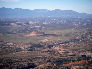 aerial - LaSal Mountains