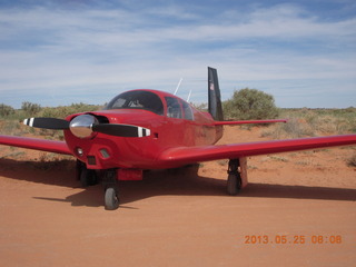 97 89r. Rockland airstrip - Brian's red Mooney