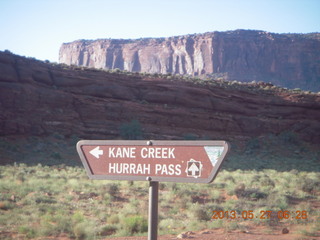 19 89t. Harrah Pass drive sign