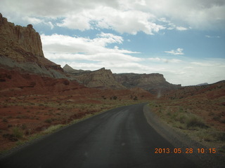 Capitol Reef National Park - relief map