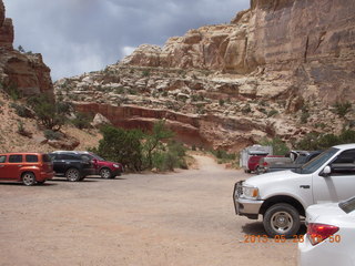 194 89u. Capitol Reef National Park - scenic drive - cars