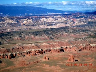 aerial - Hanksville to Capitol Reef