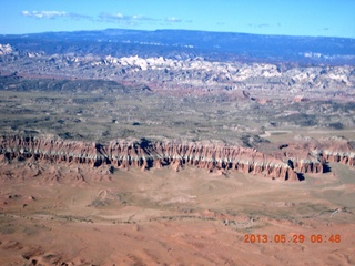 aerial - Hanksville to Capitol Reef