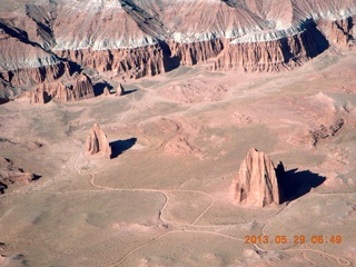 aerial - Hanksville to Capitol Reef