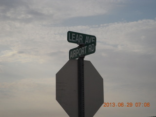 Airport Road sign