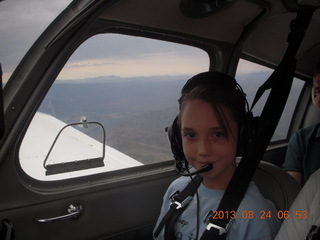 1238 8cq. Nikki flying in N8377W