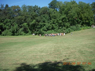 Mountain to Fountain 15 Km race - start crowd