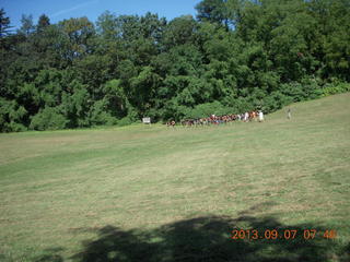 Mountain to Fountain 15 Km race - start crowd