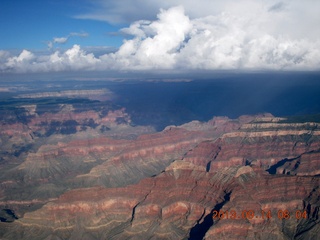 clouds and weather over the Grand Canyon - aerial clouds and weather over the Grand Canyon - aerial