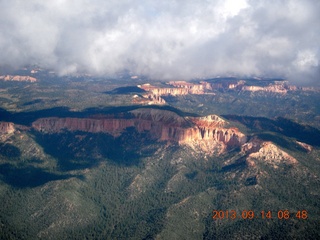 clouds and weather over Bryce Canyon - aerial clouds and weather over Bryce Canyon - aerial