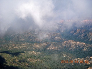 clouds and weather over Bryce Canyon - aerial clouds and weather over Bryce Canyon - aerial
