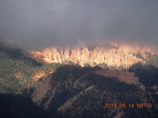 clouds and weather over Bryce Canyon - aerial clouds and weather over Bryce Canyon - aerial