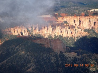 clouds and weather over Bryce Canyon - aerial clouds and weather over Bryce Canyon - aerial