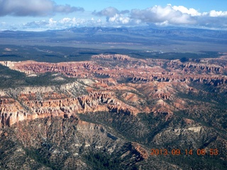 clouds and weather over Bryce Canyon - aerial clouds and weather over Bryce Canyon - aerial