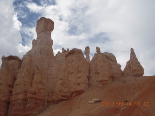Bryce Canyon hike - where Rab is