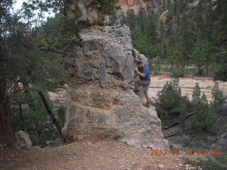 Bryce Canyon hike - climber