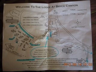 Bryce Canyon Lodge map