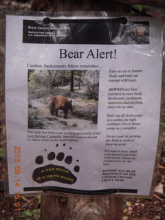 Bryce Canyon sign