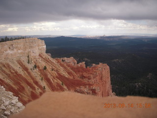 Bryce Canyon  viewpoint - clouds and weather