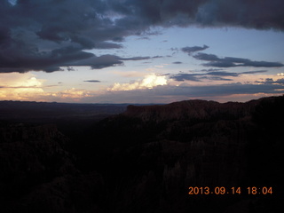 transit of Venus - Howard's pictures - sunset through a real telescope