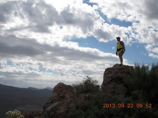 2063 8dn. Elephant Mountain hike - Adam on top